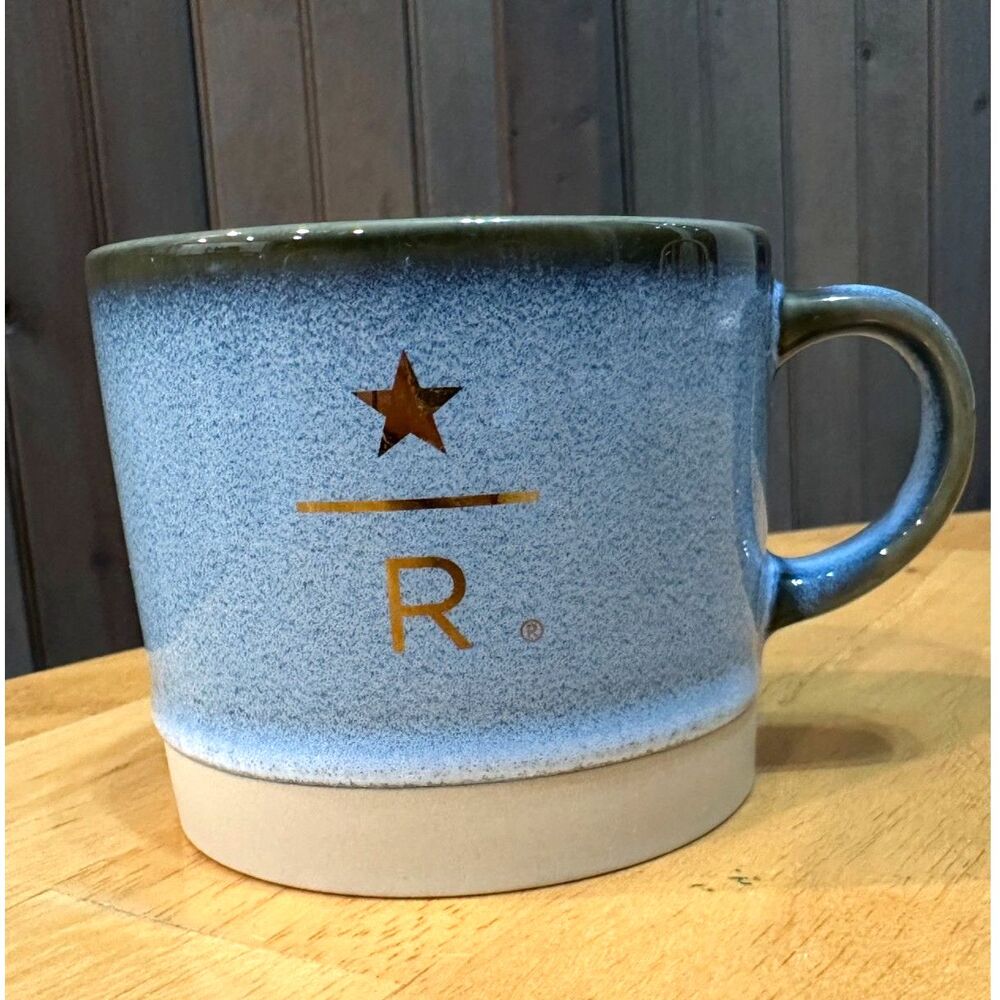 Rare Starbucks Reserve mug blue/green 2022